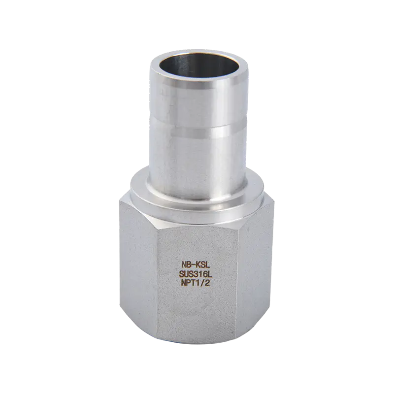 Adapter rury ze stali nierdzewnej 316L do gwintu wewnętrznego rury